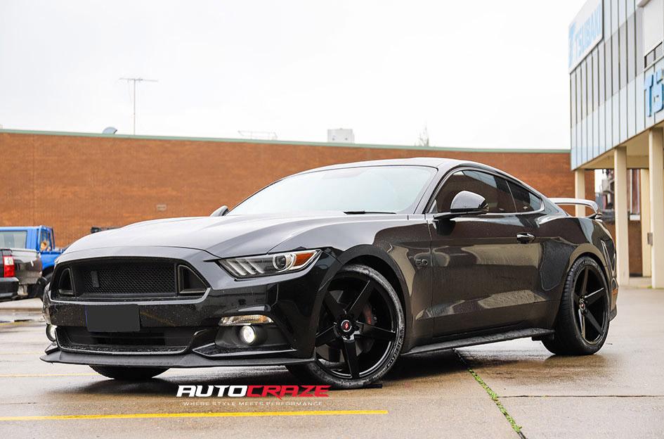 FORD MUSTANG IFG 8 FLAT BLACK